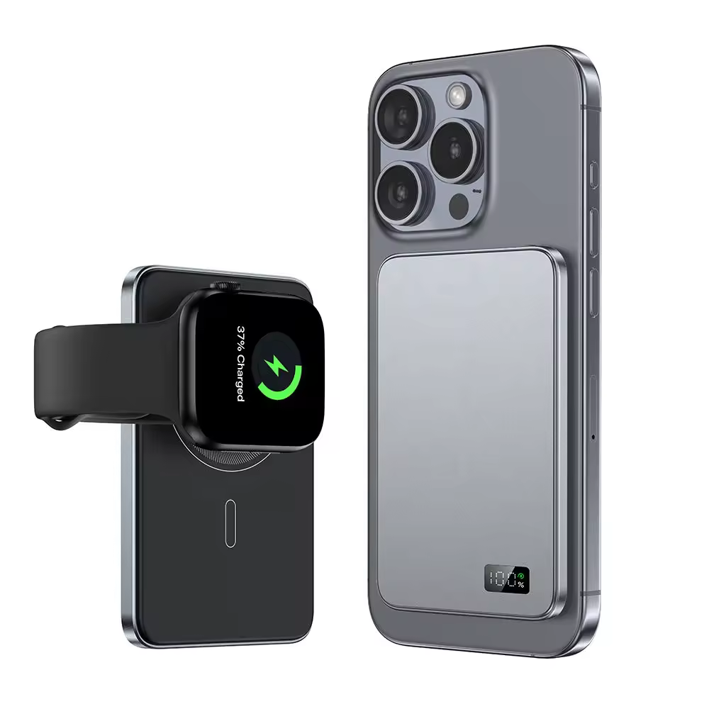 Top Selling Products on alibaba Power Bank 10000 Mah Qi2 Super Slim Magnet Powerbank Aluminium 5000mah