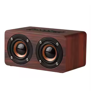 Portable Wireless Speaker Wood Sound Bar with Active BT 5.0 1200mAh Battery Super Bass Stereo Handheld System