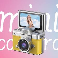 Portable Travel Camera Mini Keychain Camera 1080P HD Kids Smart Children's Video & Photo Camera with 32G SD Card Toys