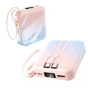 Custom Logo Mini KC Power Bank 20000mAh LED Display PD22.5W Fast Charge 10000 Mah Pocket Size Business Powerbank