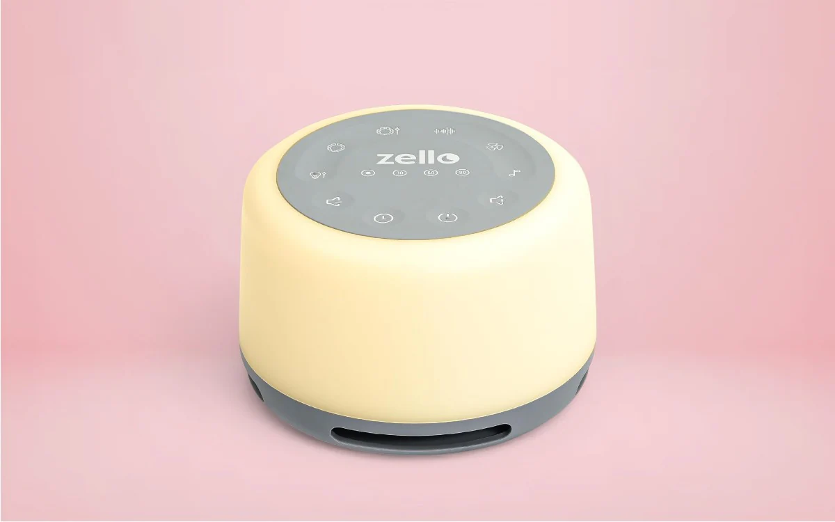 Hot Selling White Noise Soothing Sounds Device Colorful Baby Sleep Trainer Light