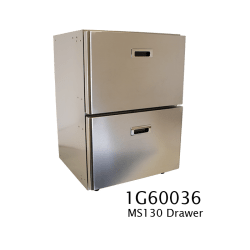 MS130 Frigoboat 130 Litre SS 2 Drawer Fridge cabinet - 12v