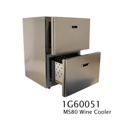 MS80 Frigoboat 80 Litre SS 2 Drawer Freezer cabinet - 24v