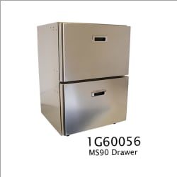 MS90 Frigoboat 90 Litre SS 2 Drawer Freezer cabinet - 12v