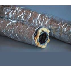 100mm I/D INSULATED PVC DUCT per M Length