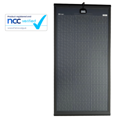 120W Slim Edge MHD Solar Panel Rigid Panel  (inc. cable & fuse)