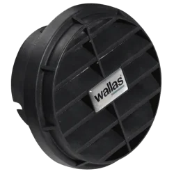 Warm Air Outlet Vent/Grill  75mm (Black)