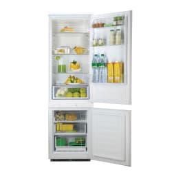 270 Litre Front opening fridge - with freezer compartment, White door, 12/24Volt