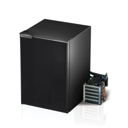 35 Litre Front opening freezer, Black door, 12/24Volt with Remote Compressor