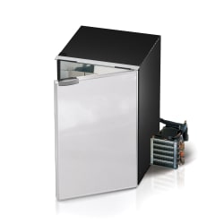 55 Litre Front opening freezer, Light grey door, 12/24Volt with Remote Compressor