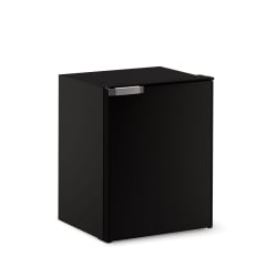 60 Litre Front opening - with ice box, Black Door, 12/24V R600a