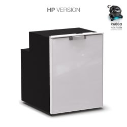 90 Litre Front opening fridge - with ice box, Light grey door, 12/24 Volt Nano compressor