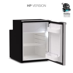 90 Litre Front opening fridge - with ice box, Light grey door, 12/24 Volt Nano compressor