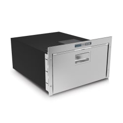 35 Litre Drawer Freezer, Brushed stainless steel door and fitting frame, 12/24Volt with Remote Compressor