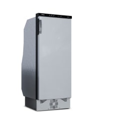 Slim 90 Litre Front opening fridge - with ice box, Light grey door, 12/24Volt Integral Nano Compressor