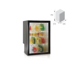 115 LITRE MINIBAR FRIDGE 220v GLASS DOOR(1901)