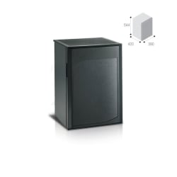 Vitrifrigo 33 litre minibar black panel door silent absorption