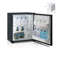 60L MINIBAR BLACK PANEL DOOR RIGHT HINGE(1901)