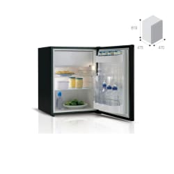 60 LITRE MINIBAR FRIDGE 220v 50/60hZ BLACK(1901)