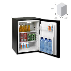 40L MINIBAR BLACK PANEL DOOR AND LIGHT(1901)