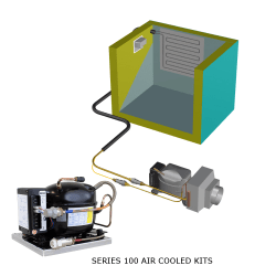 Air Cooled Frigomatic Milano Fridge And Freezer Kits From 20 To 380 Litres