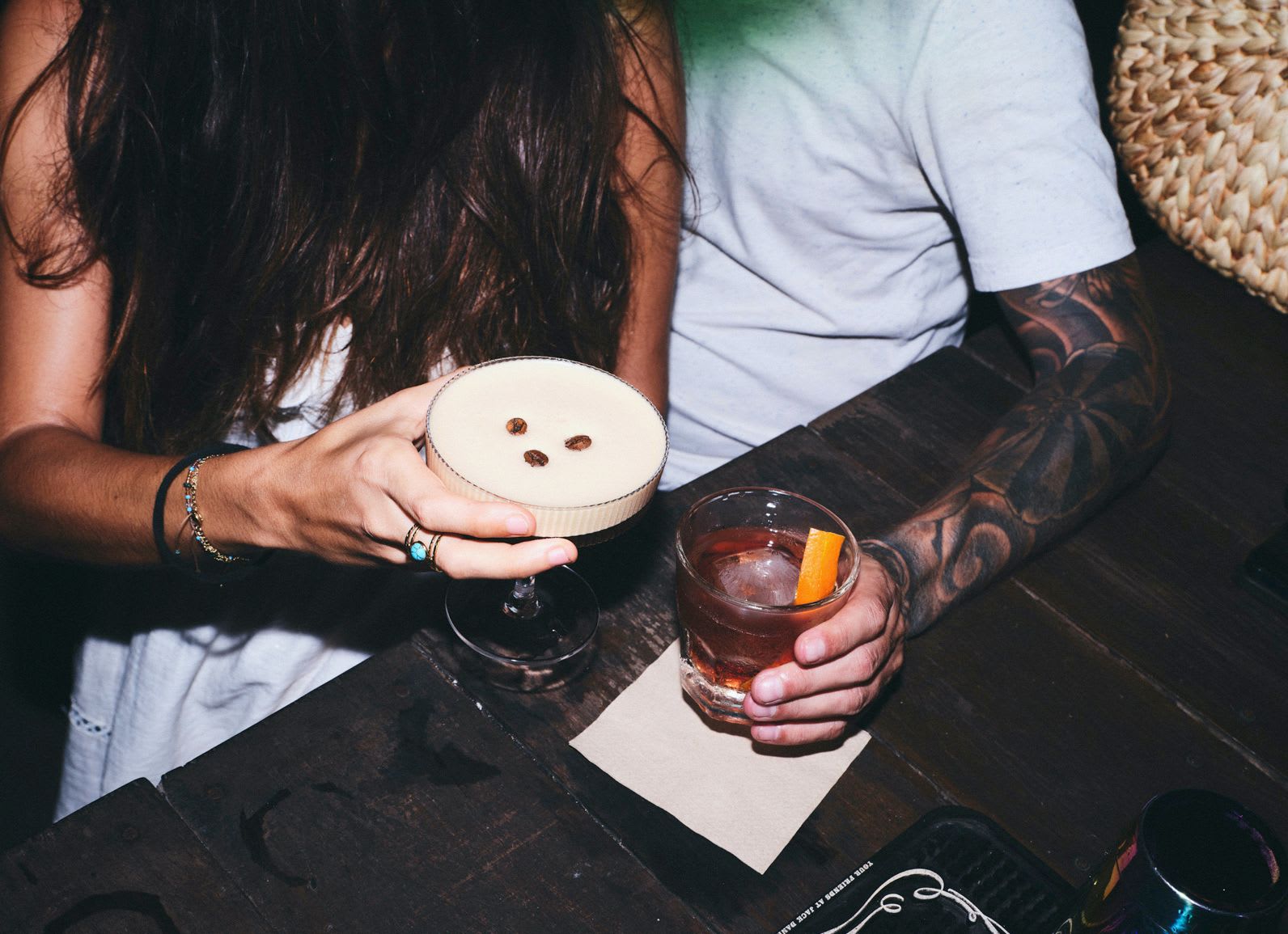 Crowd at the bar