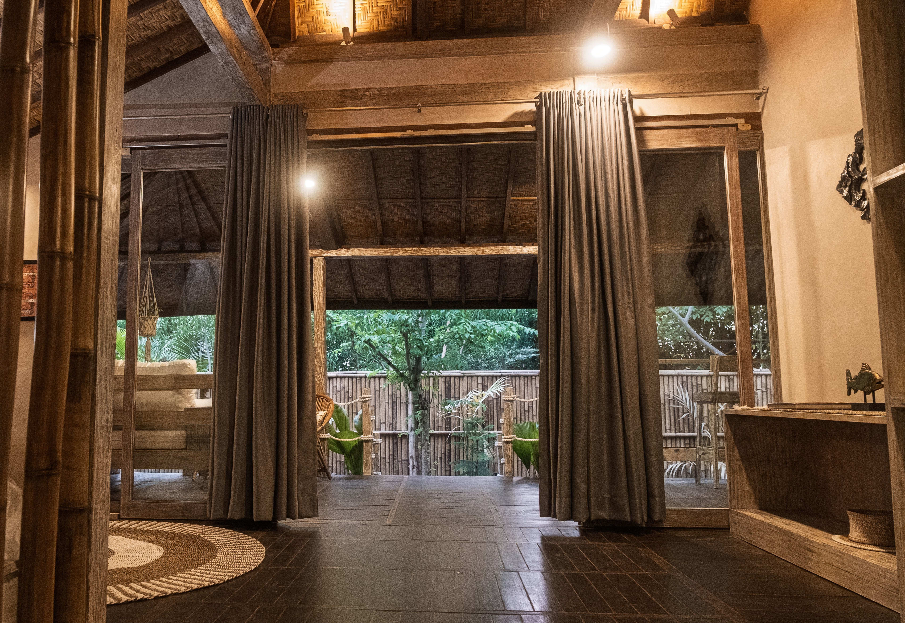 Master bedroom in the family bungalow