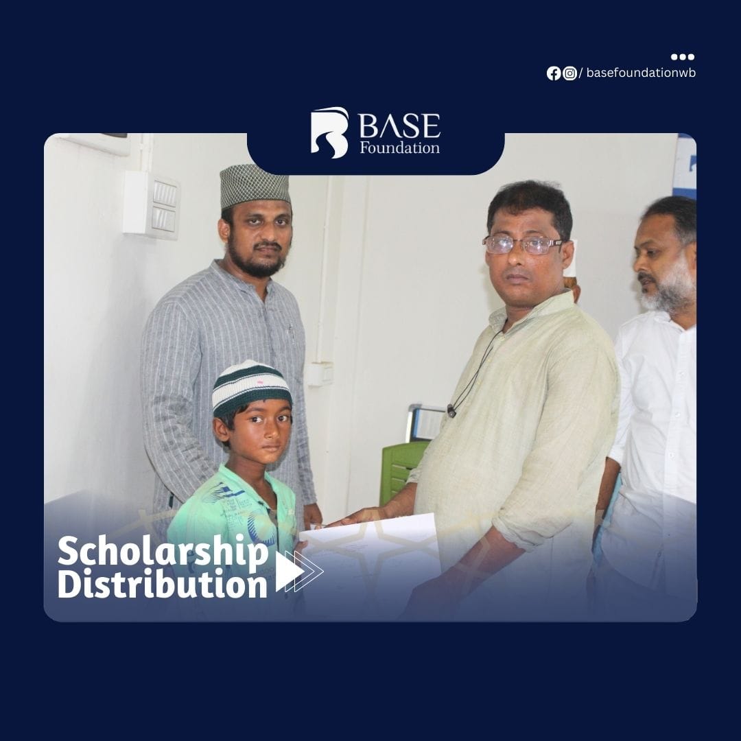 Distributed scholarships to four orphaned students