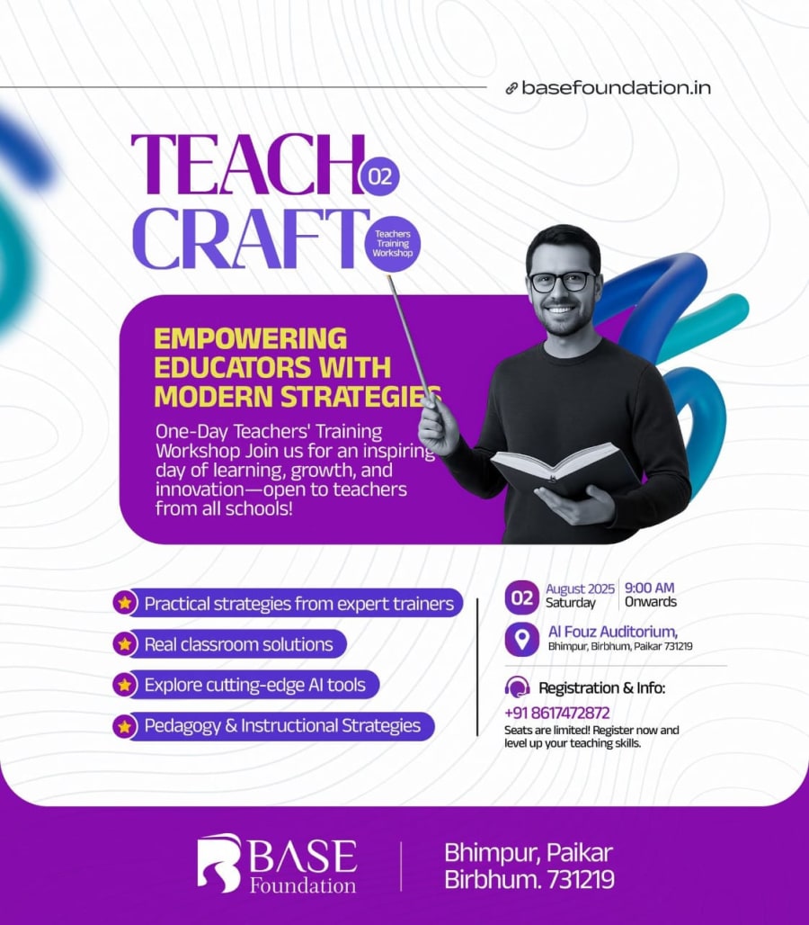 Base Foundation launched its teachers’ training initiative