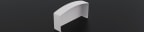 Päätykappale PS Products PS-100 100 mm PVC valkoinen 