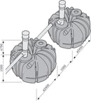 Yhdistämisputkipaketti Uponor 160 mm umpisäiliölle 1003562 