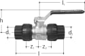 Palloventtiili JRG Sanipex D16 PN10 