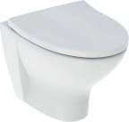 Seinä-WC Ido Glow 68 Rimfree, SC/QR lukittava valkoinen 