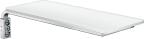 Saippuateline Hansgrohe Casetta E lasipinnalla, valkoinen/kromi 26511400 