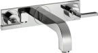 Pesuallashana piiloasennus Hansgrohe Axor Citterio 3-osainen, 226 mm, kromi 39148000 