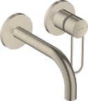 Pesuallashana piiloasennus Hansgrohe Axor Uno Loop 2-osainen, 165 mm, harjattu nikkeli 38121820 