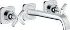 Pesuallashana piiloasennus Hansgrohe Axor Citterio E 3-osainen, 220 mm, kromi 36107000 