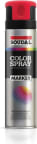 Merkintämaali Soudal Fluo punainen 500 ml spray 