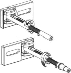 Seinäkiinnike Ido Fix 2 kpl 99400103000 