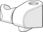 Suihkutangon liuku Oras 1002442V-33 mattamusta 