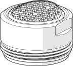 Poresuutin Oras 1016723V-33 M24x1 HC PCA 7.0 l/min, mattamusta 