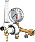 Virtaussäädin Steelcroco 54S Formier Flow+ 0-16 l/min 