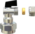 Yhdistäjä kulma Gebo NoTap R1/2" UK / 16-114 mm suluin 