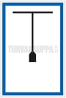 Merkintäkilpi alumiinia Suomen Turvakauppa vesiposti 200x300 mm 