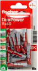 Nailontulppa Fischer DuoPower 8x40 mm IP 18 kpl/pak 