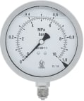 Painemittari glyseriinivaimennettu RST DN 8 Ø 64 mm 0-10 bar 