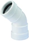Muhvikulma 45° PP Wavin Wafix DN 50x45 valkoinen 