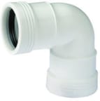 Muhvikulma 88,5° PP Wavin Wafix DN 50x88,5 valkoinen 