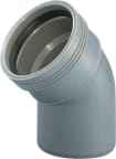 Kulmayhde 45° PP Wavin Wafix DN 50x45 