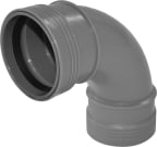 Muhvikulma 88,5° PP Wavin Wafix DN 110x88,5 pyöristetty 
